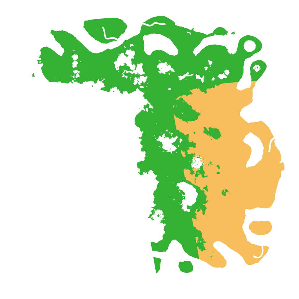 Biome Rust Map: Procedural Map, Size: 4500, Seed: 1099425327