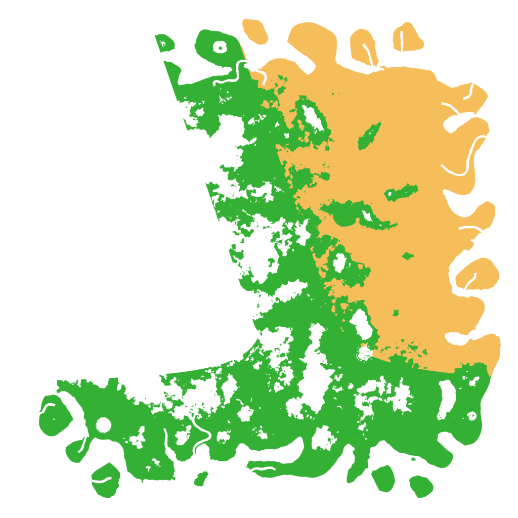 Biome Rust Map: Procedural Map, Size: 6000, Seed: 1181914580