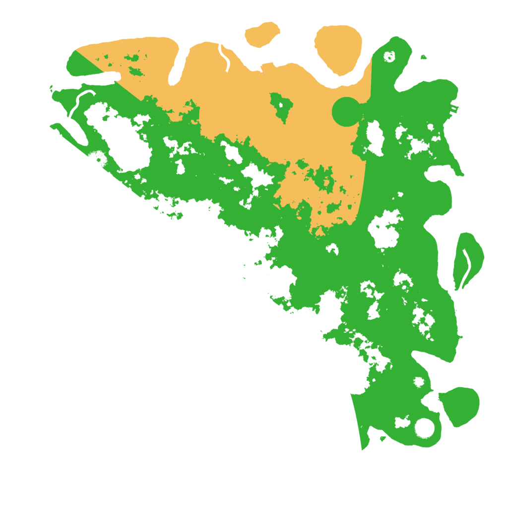 Biome Rust Map: Procedural Map, Size: 4500, Seed: 989740501