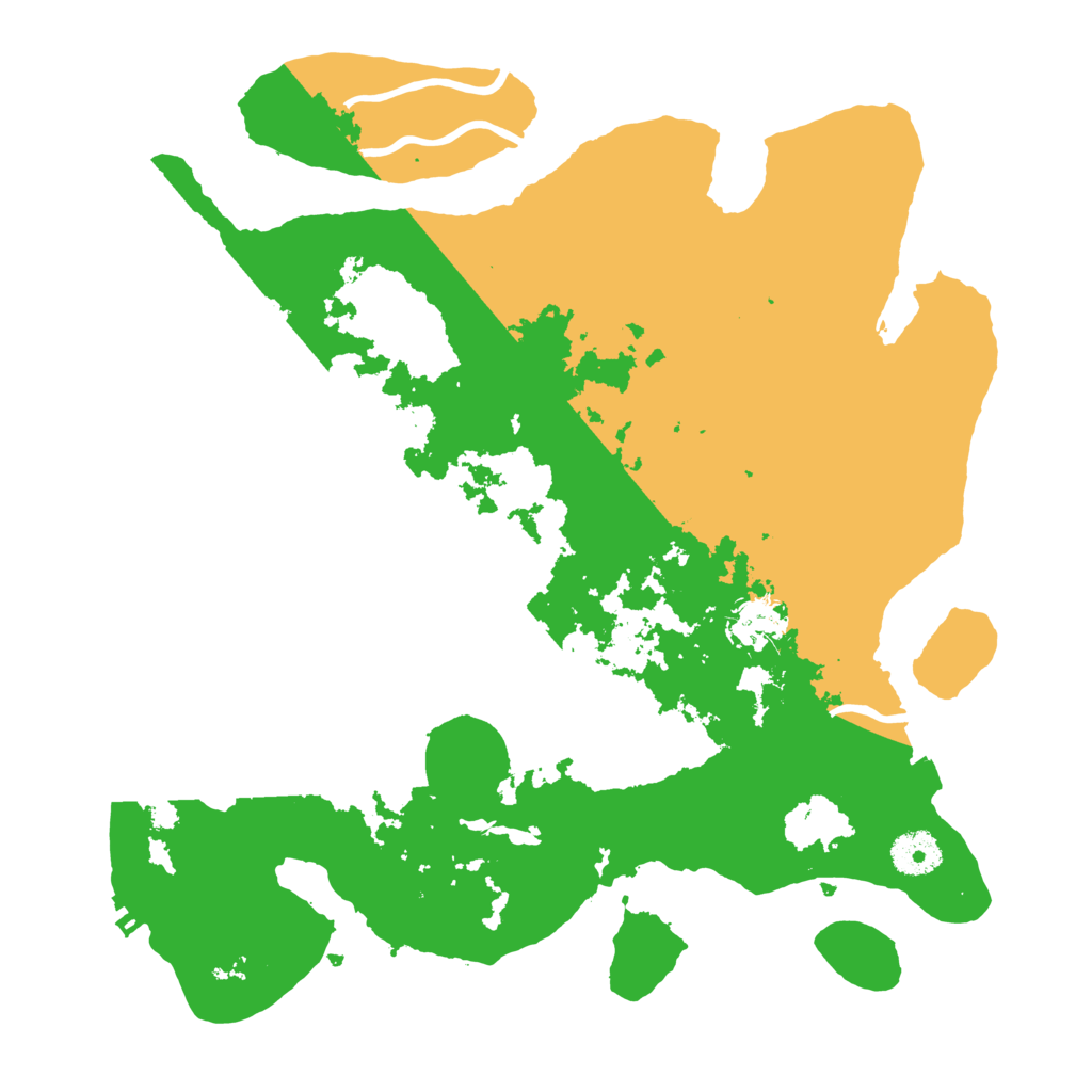 Biome Rust Map: Procedural Map, Size: 3500, Seed: 1097831431