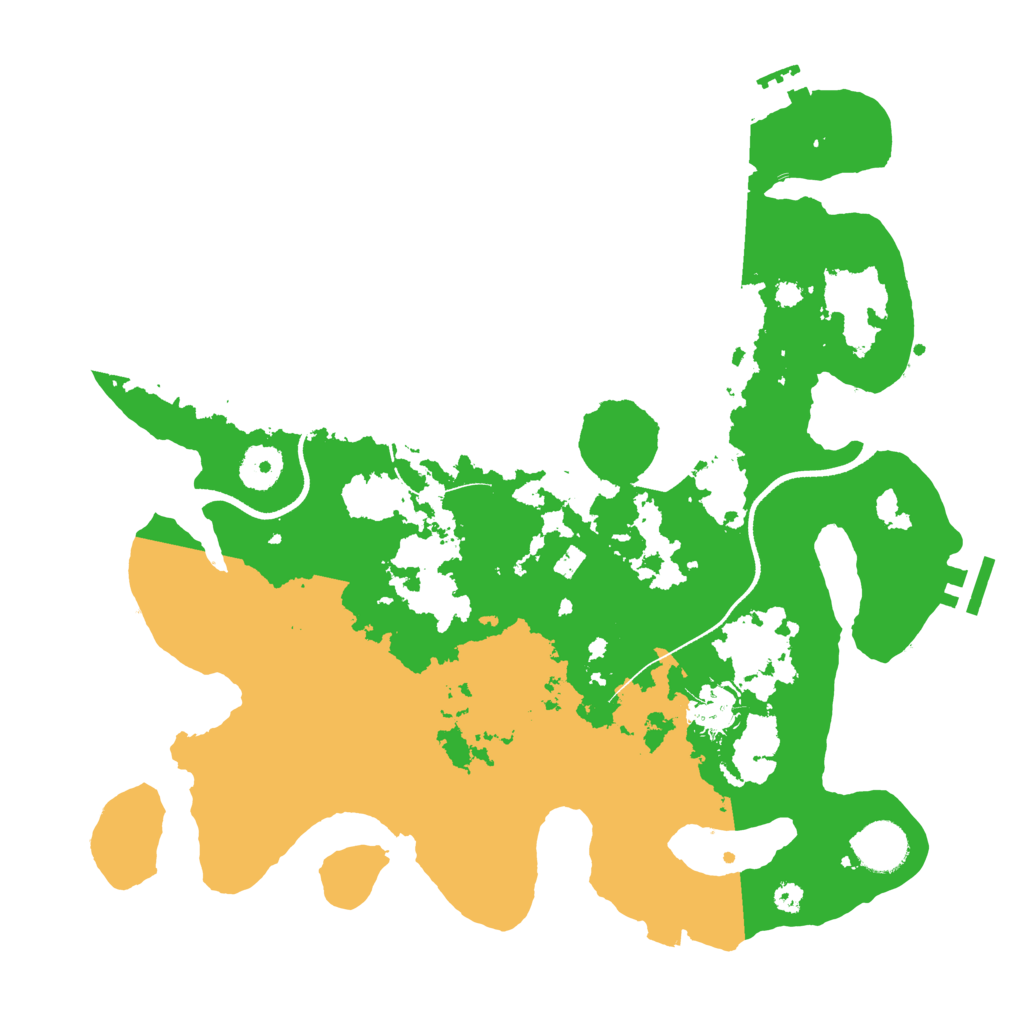 Biome Rust Map: Procedural Map, Size: 3500, Seed: 1315710138