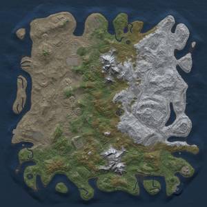 Thumbnail Rust Map: Procedural Map, Size: 5000, Seed: 56178888, 19 Monuments