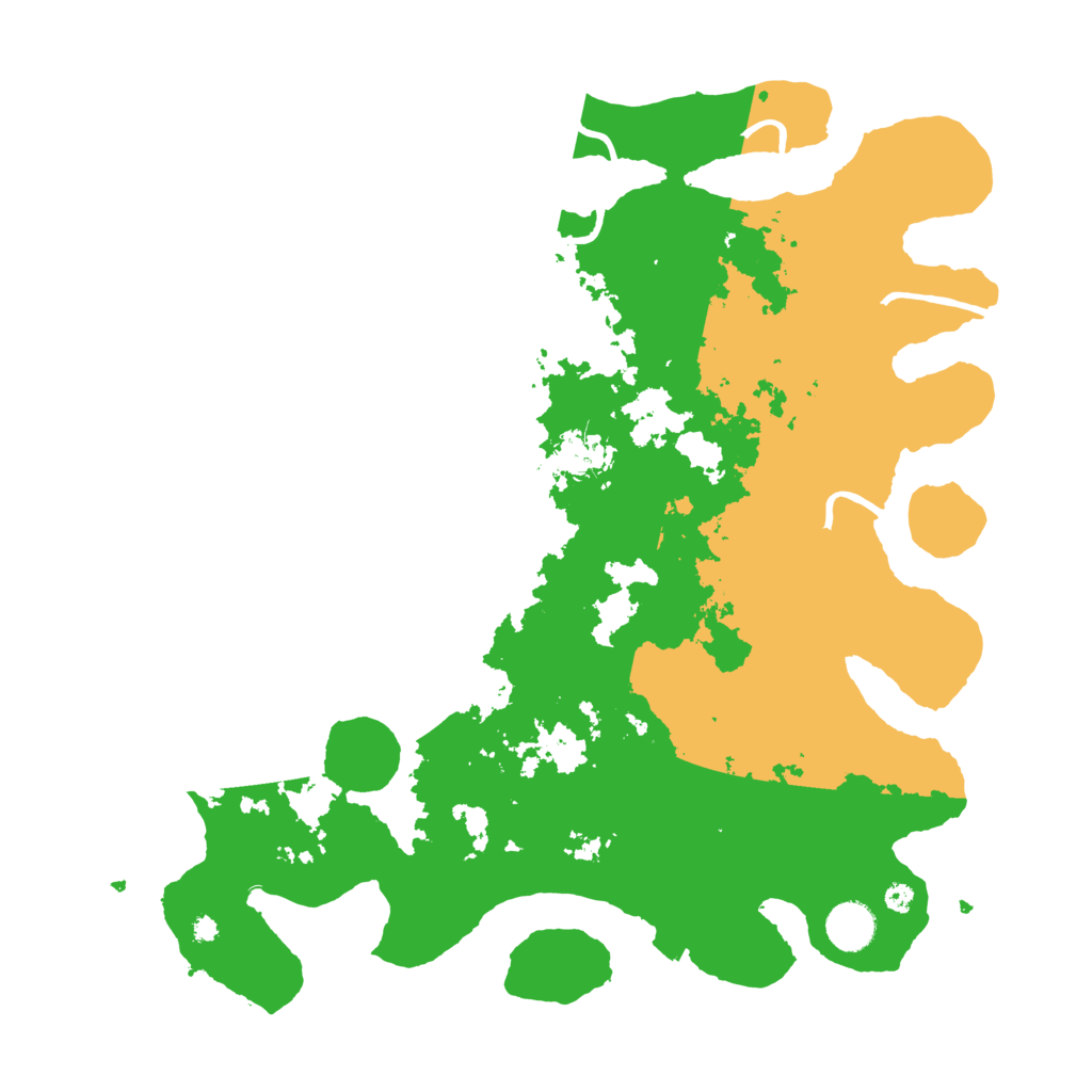 Biome Rust Map: Procedural Map, Size: 3900, Seed: 517704498