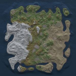 Thumbnail Rust Map: Procedural Map, Size: 4250, Seed: 280222298, 19 Monuments