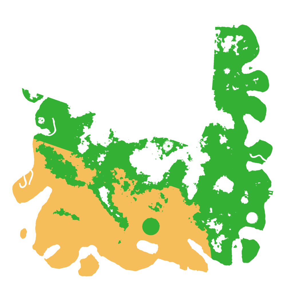 Biome Rust Map: Procedural Map, Size: 4500, Seed: 954348883