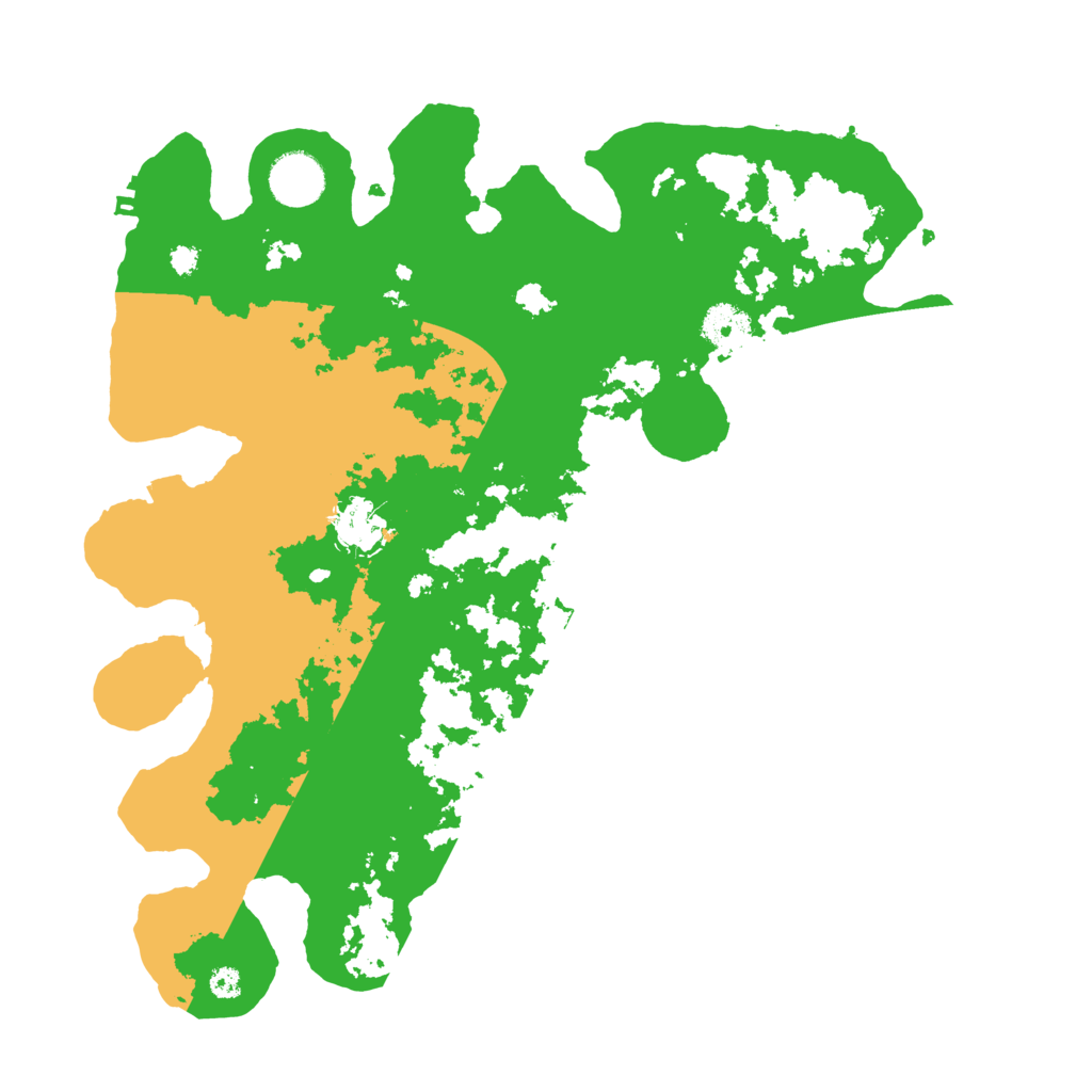 Biome Rust Map: Procedural Map, Size: 3500, Seed: 1022218355