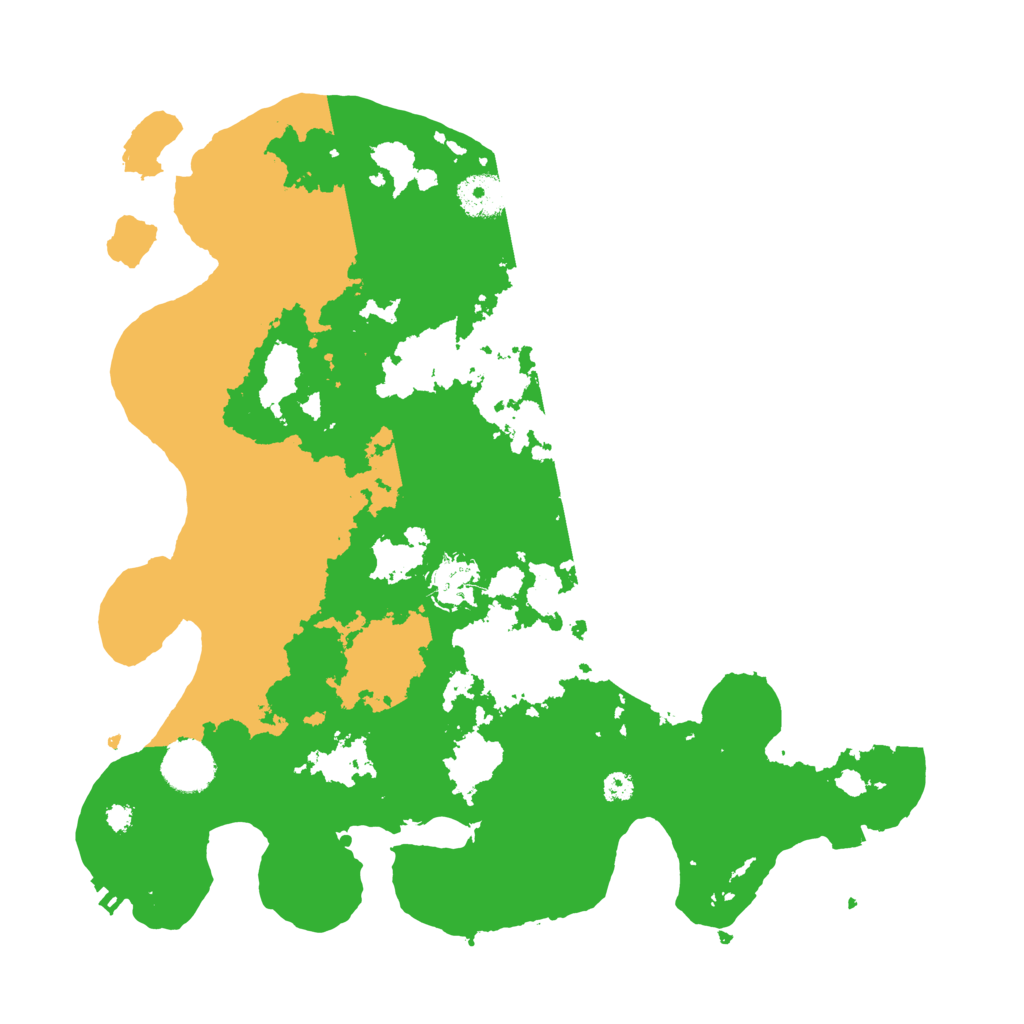 Biome Rust Map: Procedural Map, Size: 3500, Seed: 401