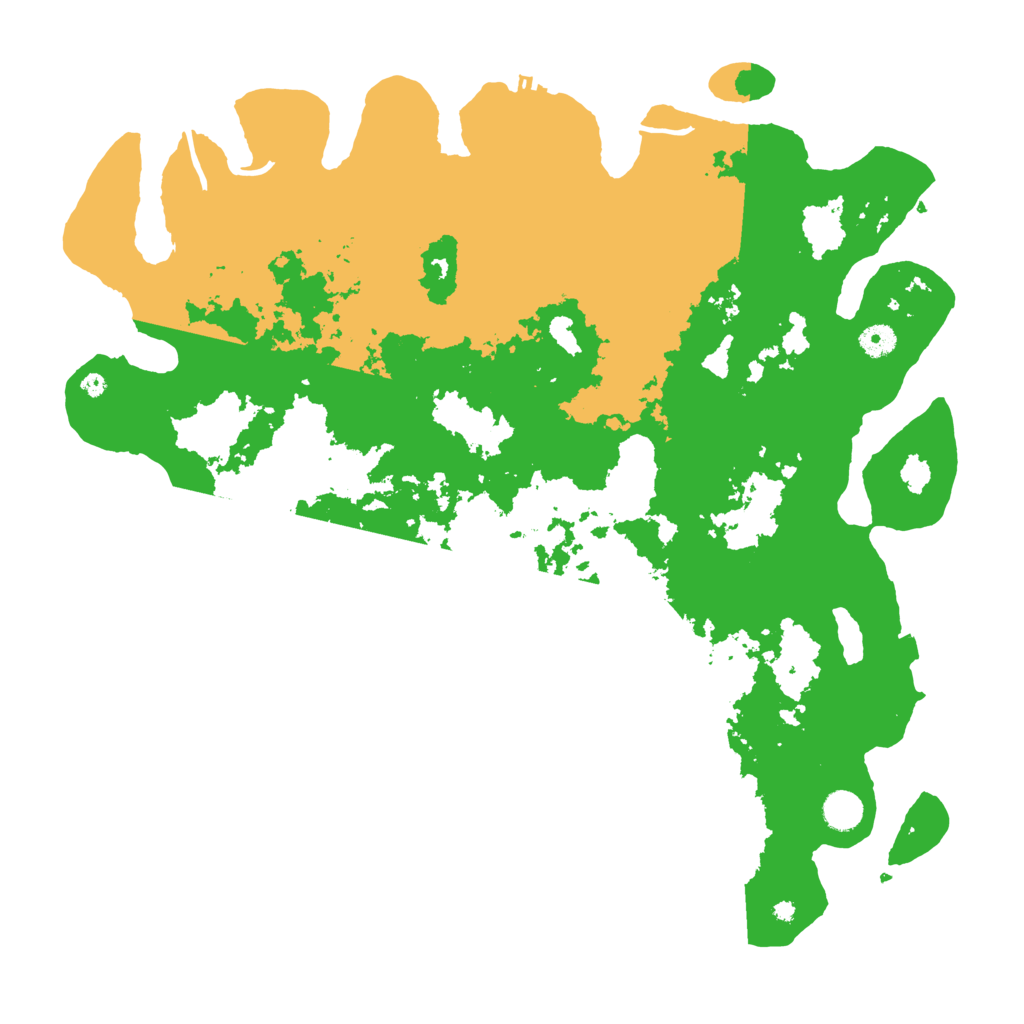 Biome Rust Map: Procedural Map, Size: 4500, Seed: 1556155817