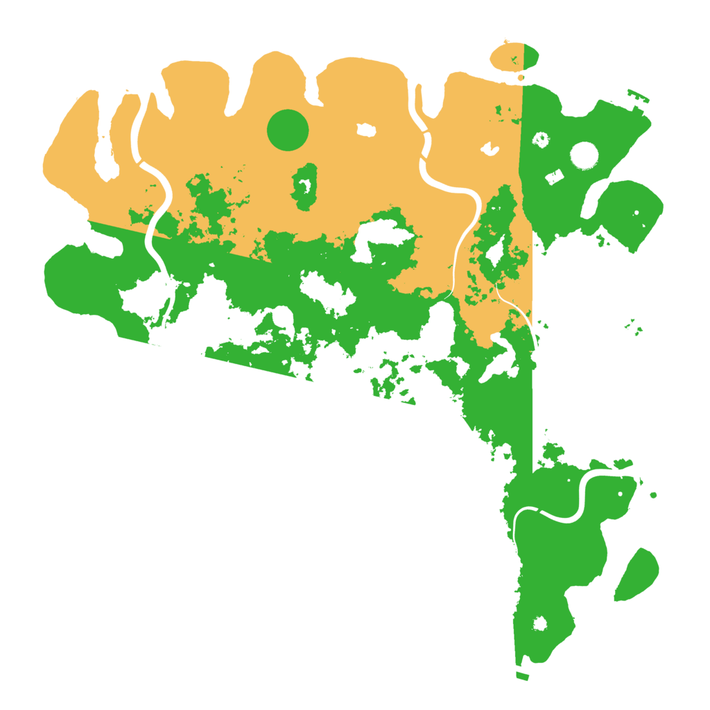 Biome Rust Map: Procedural Map, Size: 4500, Seed: 1556155817