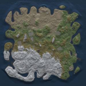 Thumbnail Rust Map: Procedural Map, Size: 4500, Seed: 1556155817, 19 Monuments