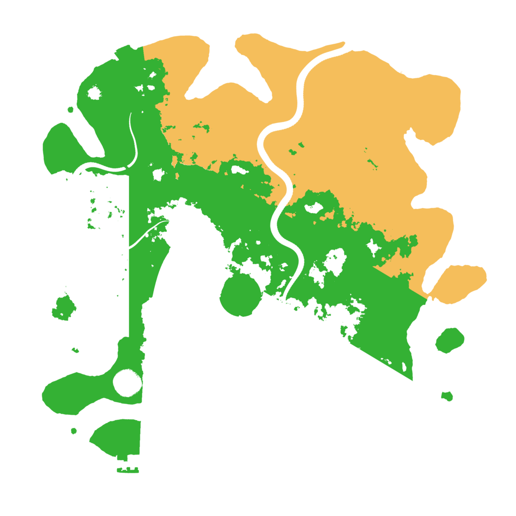 Biome Rust Map: Procedural Map, Size: 3500, Seed: 1248600677