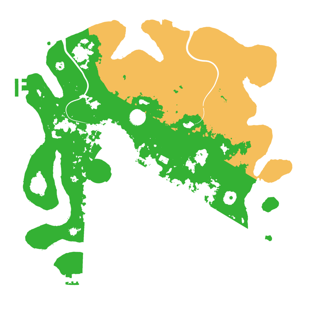 Biome Rust Map: Procedural Map, Size: 3500, Seed: 1248600677