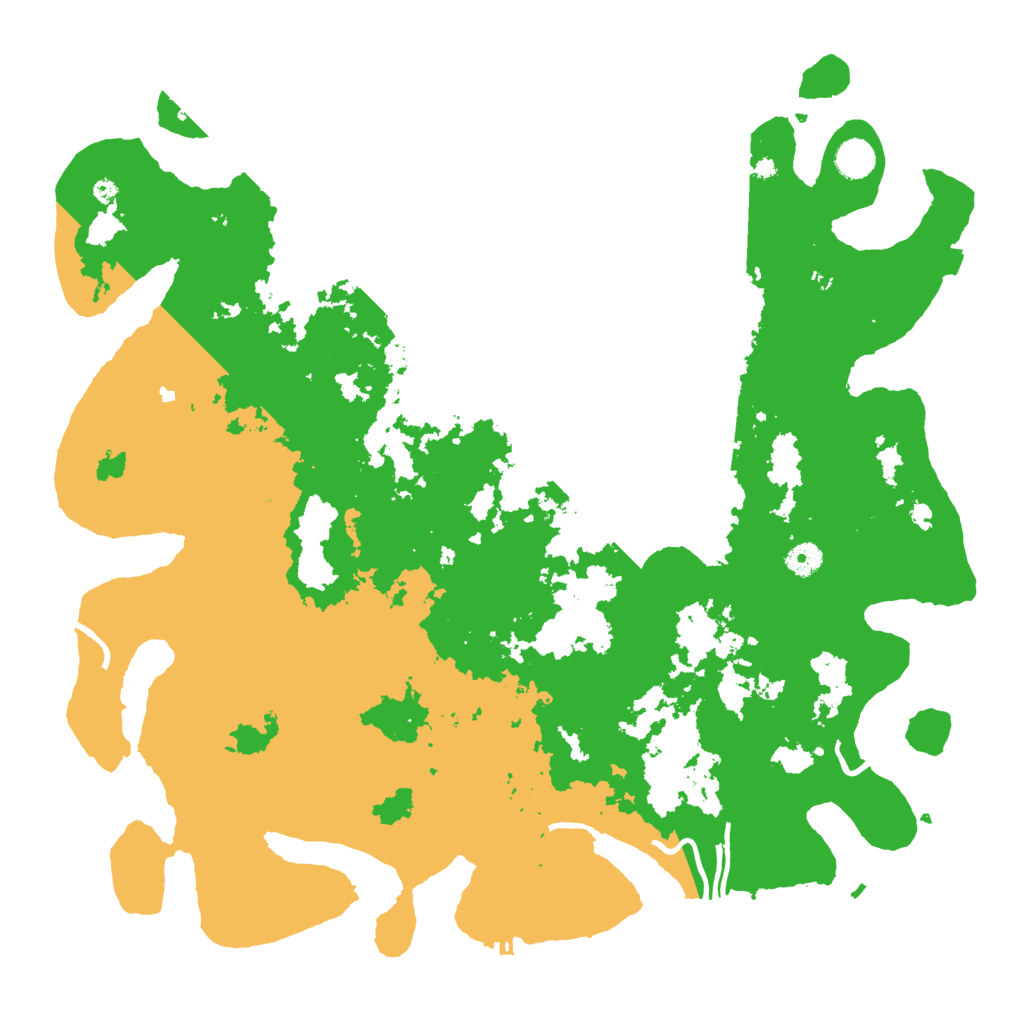 Biome Rust Map: Procedural Map, Size: 4500, Seed: 60781981