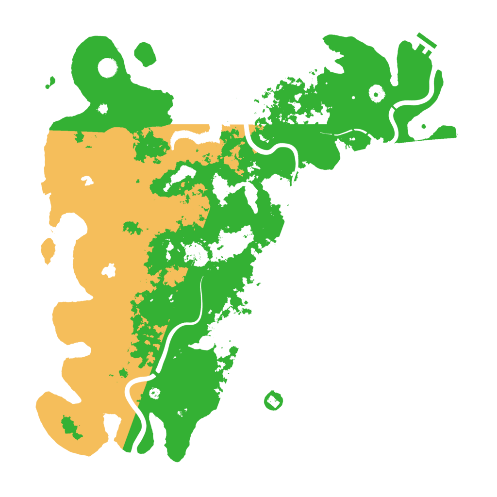 Biome Rust Map: Procedural Map, Size: 4500, Seed: 871004257