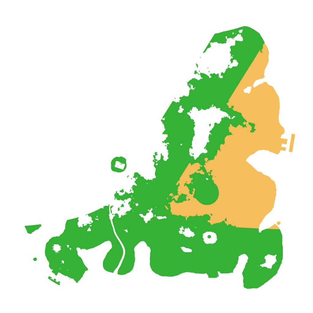 Biome Rust Map: Procedural Map, Size: 3500, Seed: 1573495022