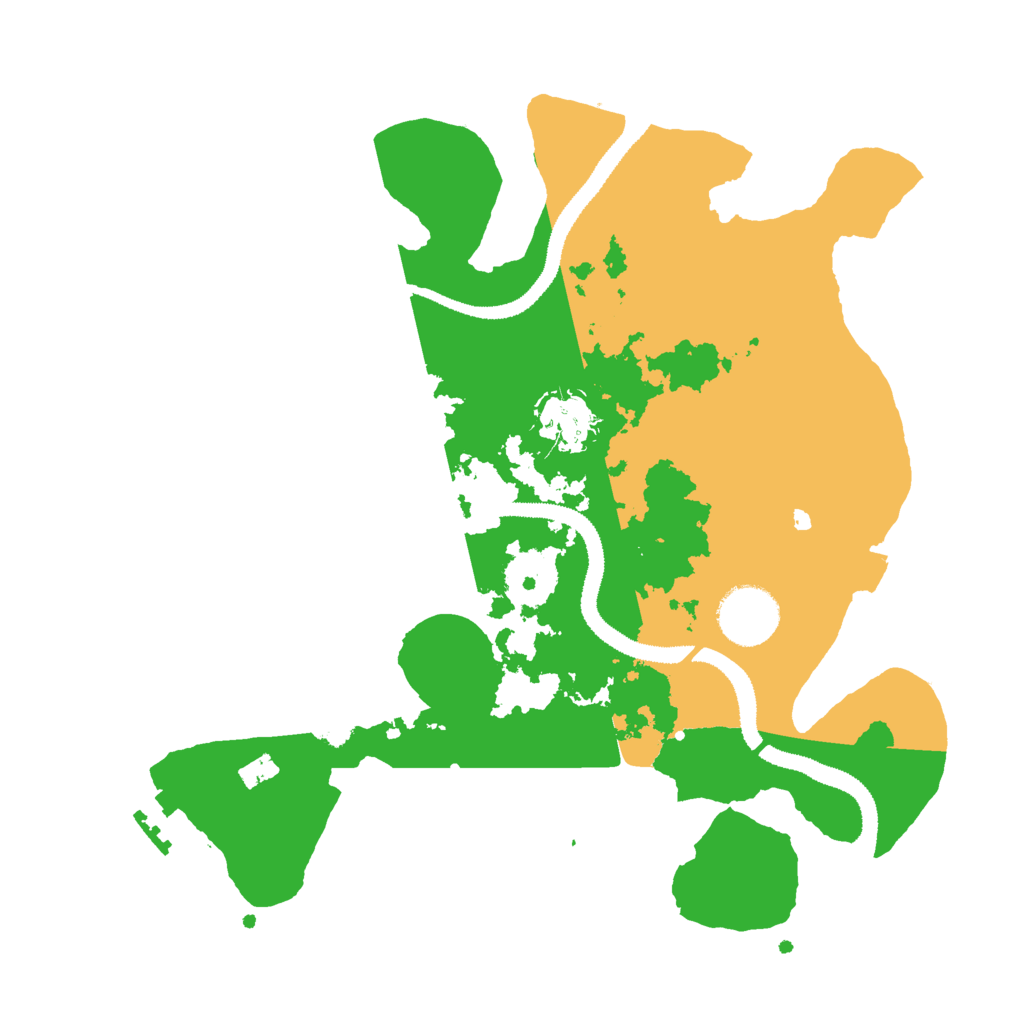 Biome Rust Map: Procedural Map, Size: 3000, Seed: 544785