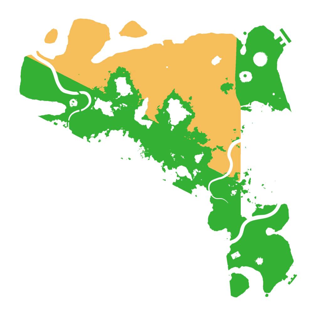 Biome Rust Map: Procedural Map, Size: 4000, Seed: 18212391