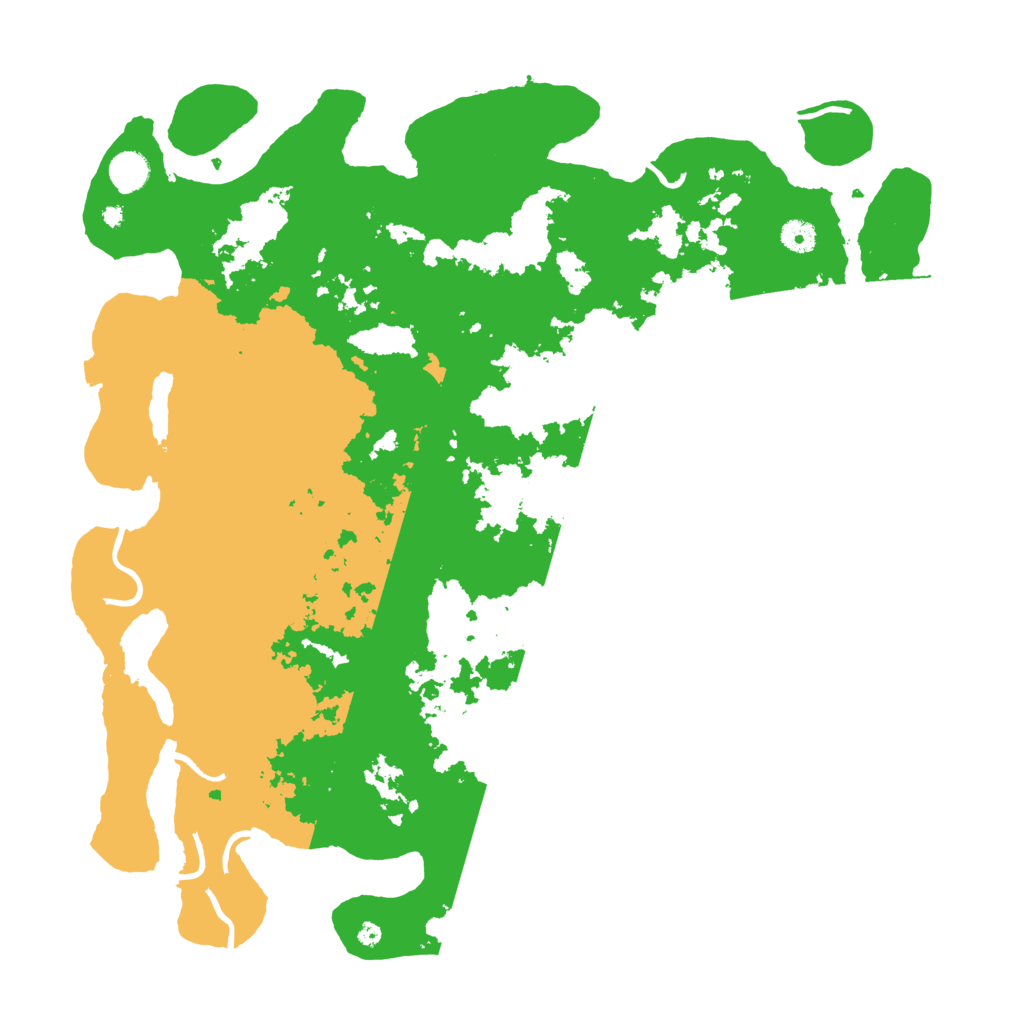 Biome Rust Map: Procedural Map, Size: 4500, Seed: 1321781651