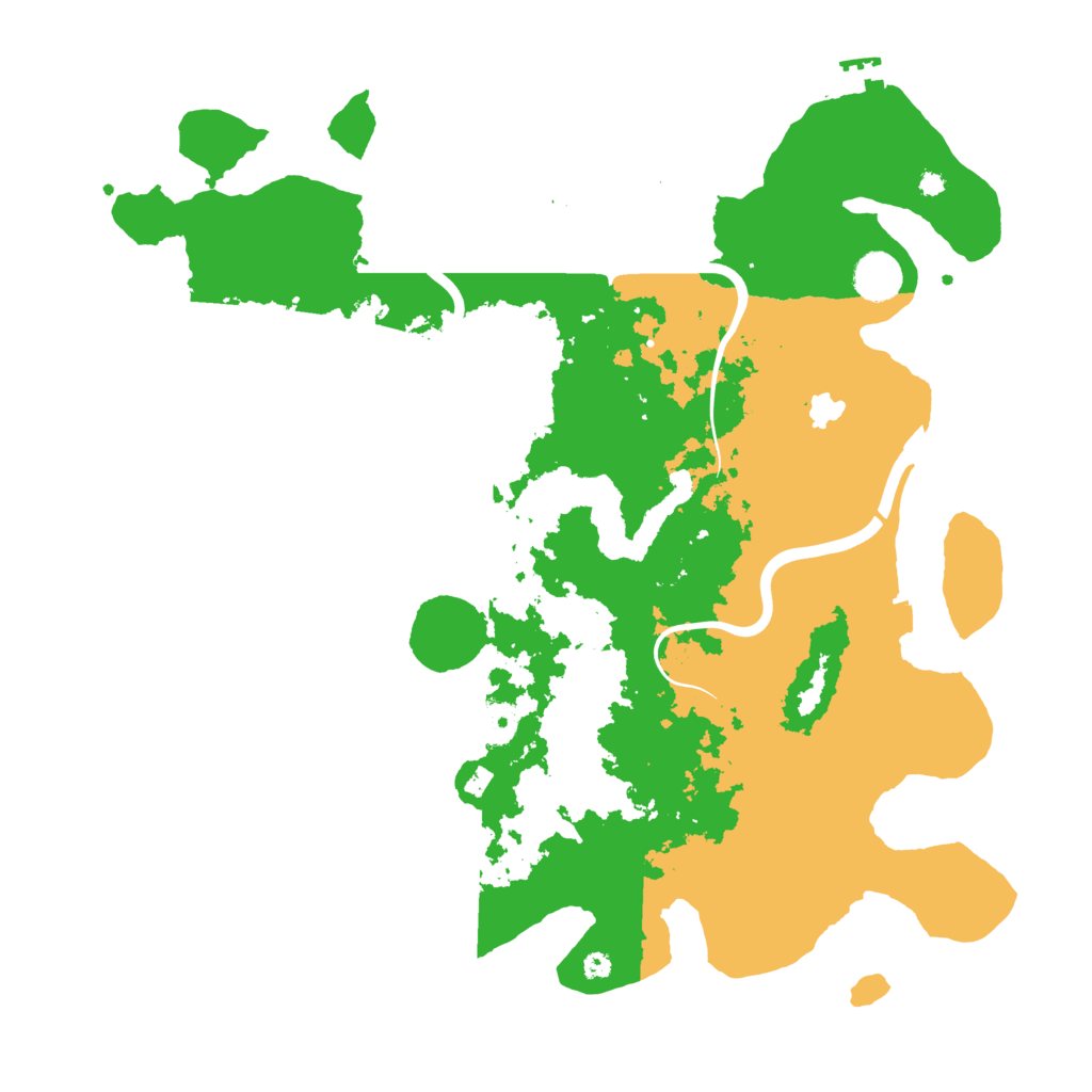Biome Rust Map: Procedural Map, Size: 4000, Seed: 1008342482