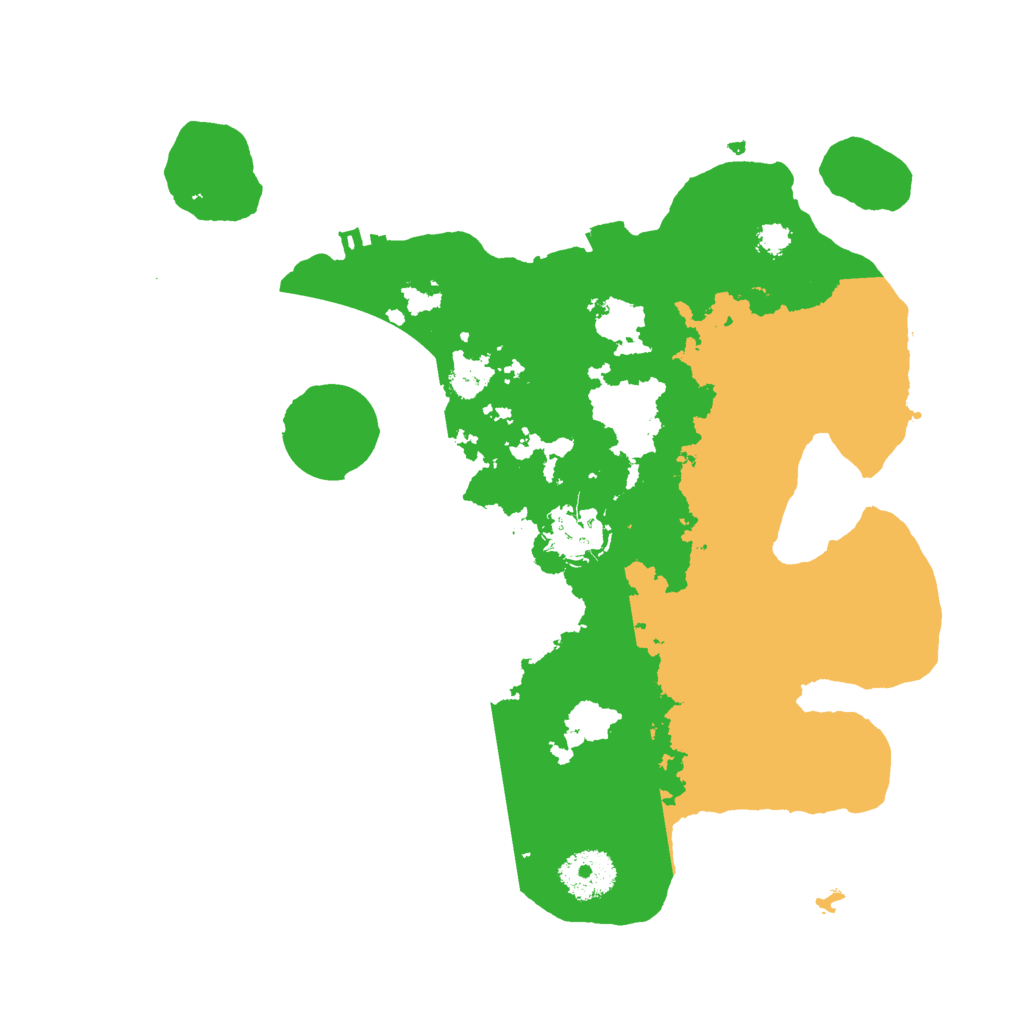 Biome Rust Map: Procedural Map, Size: 3000, Seed: 624633