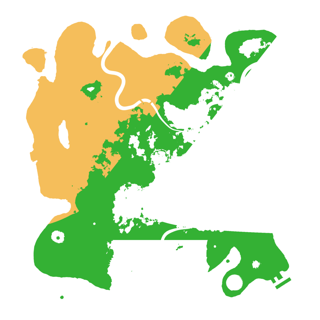 Biome Rust Map: Procedural Map, Size: 3750, Seed: 838936042