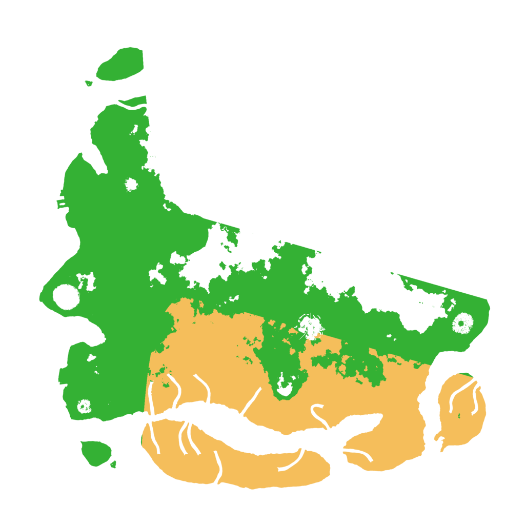 Biome Rust Map: Procedural Map, Size: 3800, Seed: 77278297