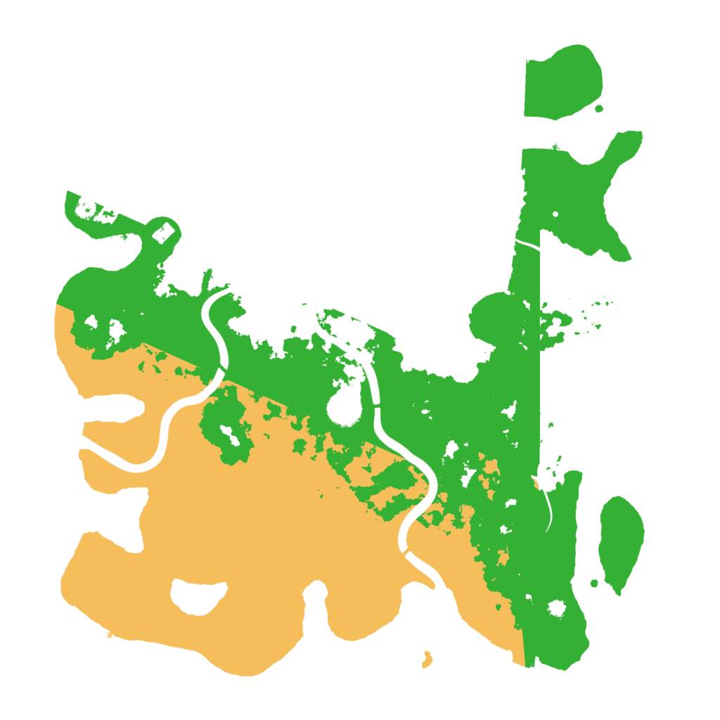 Biome Rust Map: Procedural Map, Size: 3700, Seed: 36472404