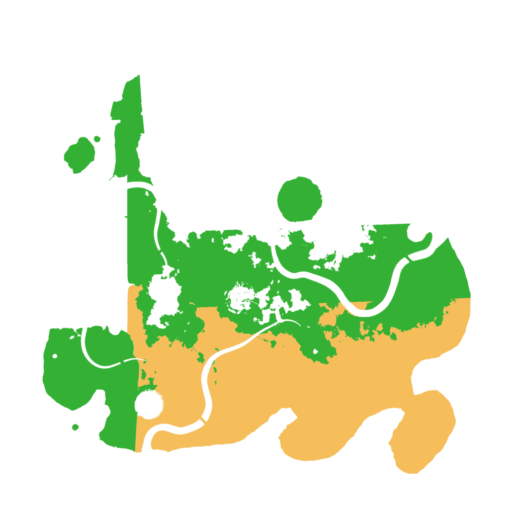 Biome Rust Map: Procedural Map, Size: 3200, Seed: 432837044