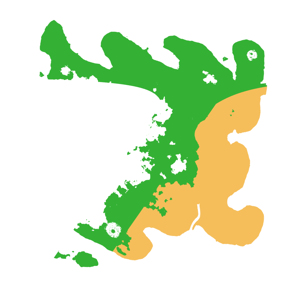 Biome Rust Map: Procedural Map, Size: 3000, Seed: 50468