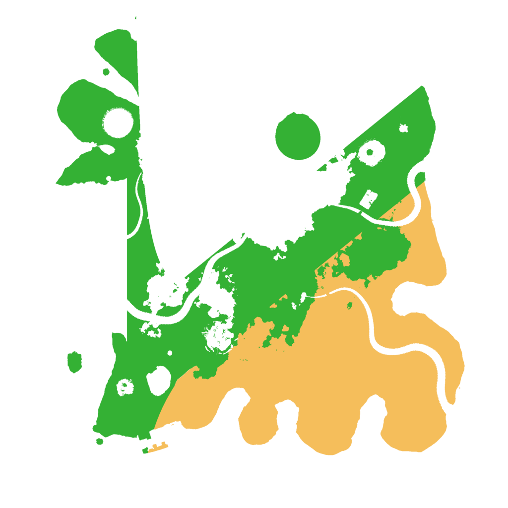 Biome Rust Map: Procedural Map, Size: 3000, Seed: 1759490476