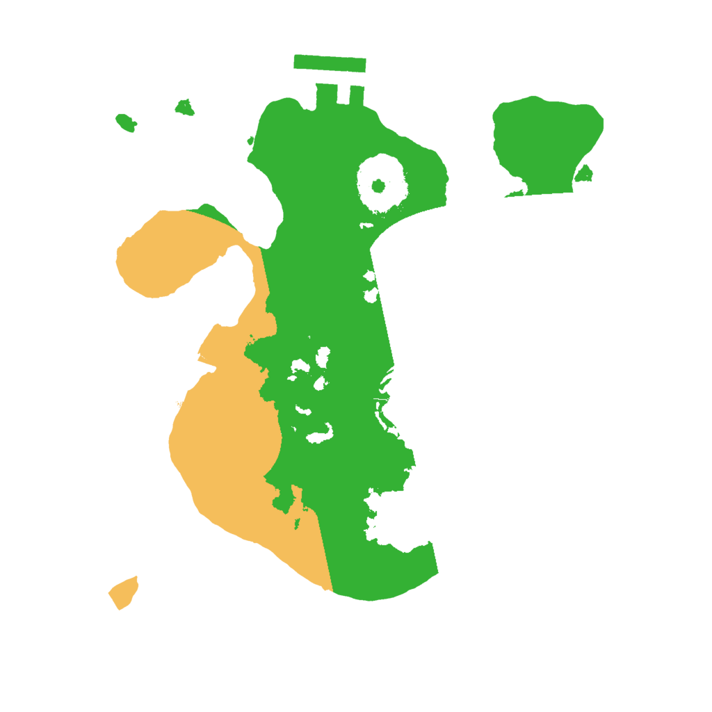 Biome Rust Map: Procedural Map, Size: 2000, Seed: 314202699