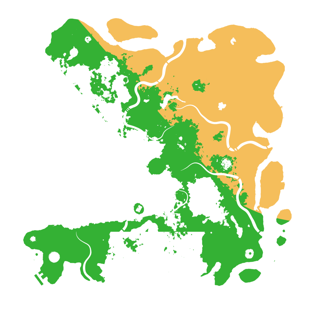 Biome Rust Map: Procedural Map, Size: 5000, Seed: 817906884