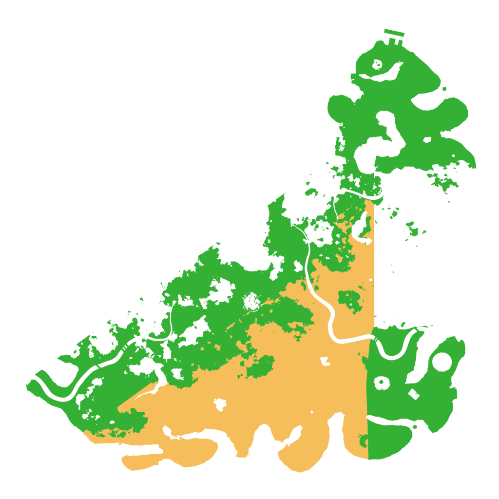 Biome Rust Map: Procedural Map, Size: 5000, Seed: 979721206