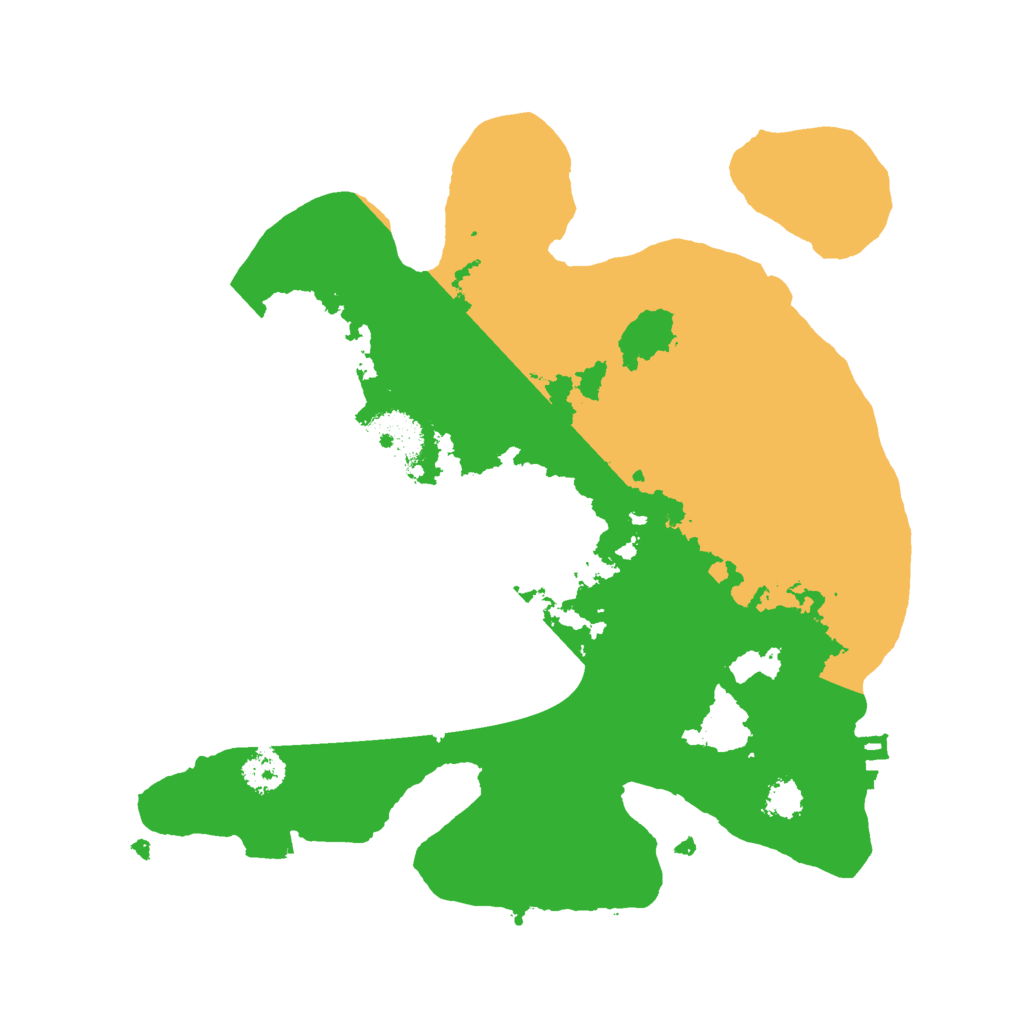 Biome Rust Map: Procedural Map, Size: 2500, Seed: 1503794204