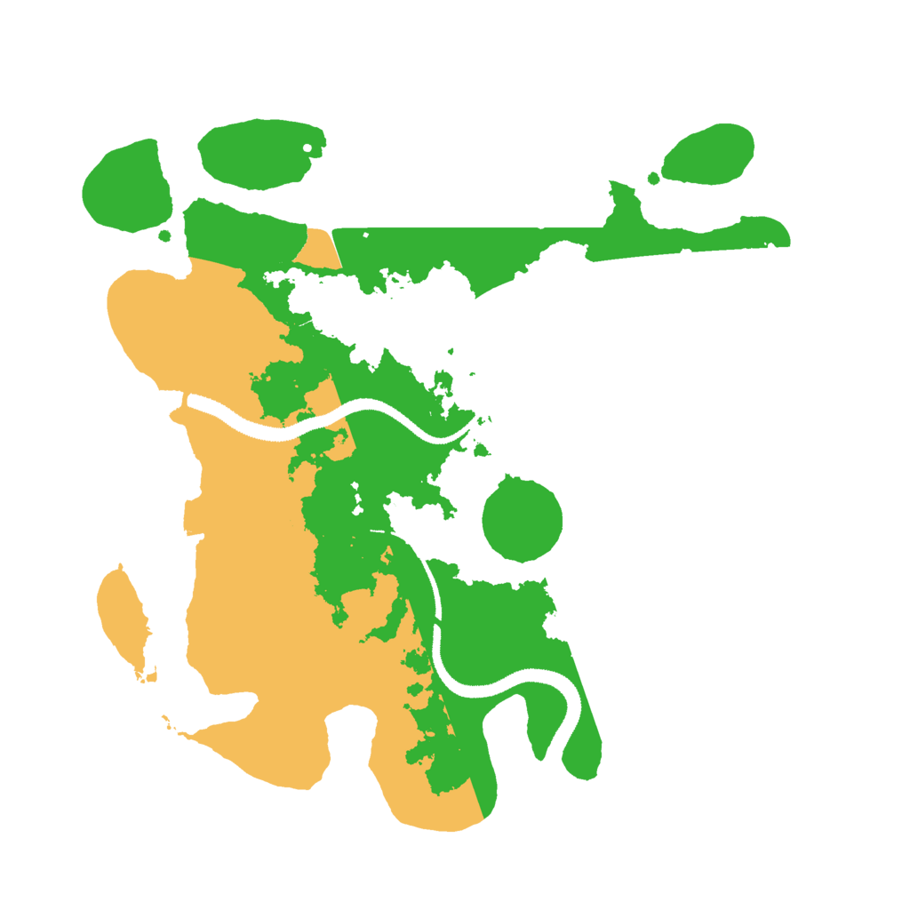 Biome Rust Map: Procedural Map, Size: 3000, Seed: 56735