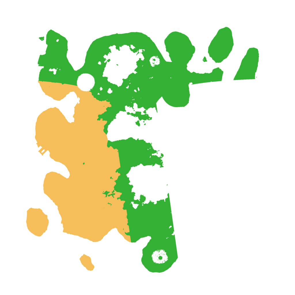 Biome Rust Map: Procedural Map, Size: 3000, Seed: 28661