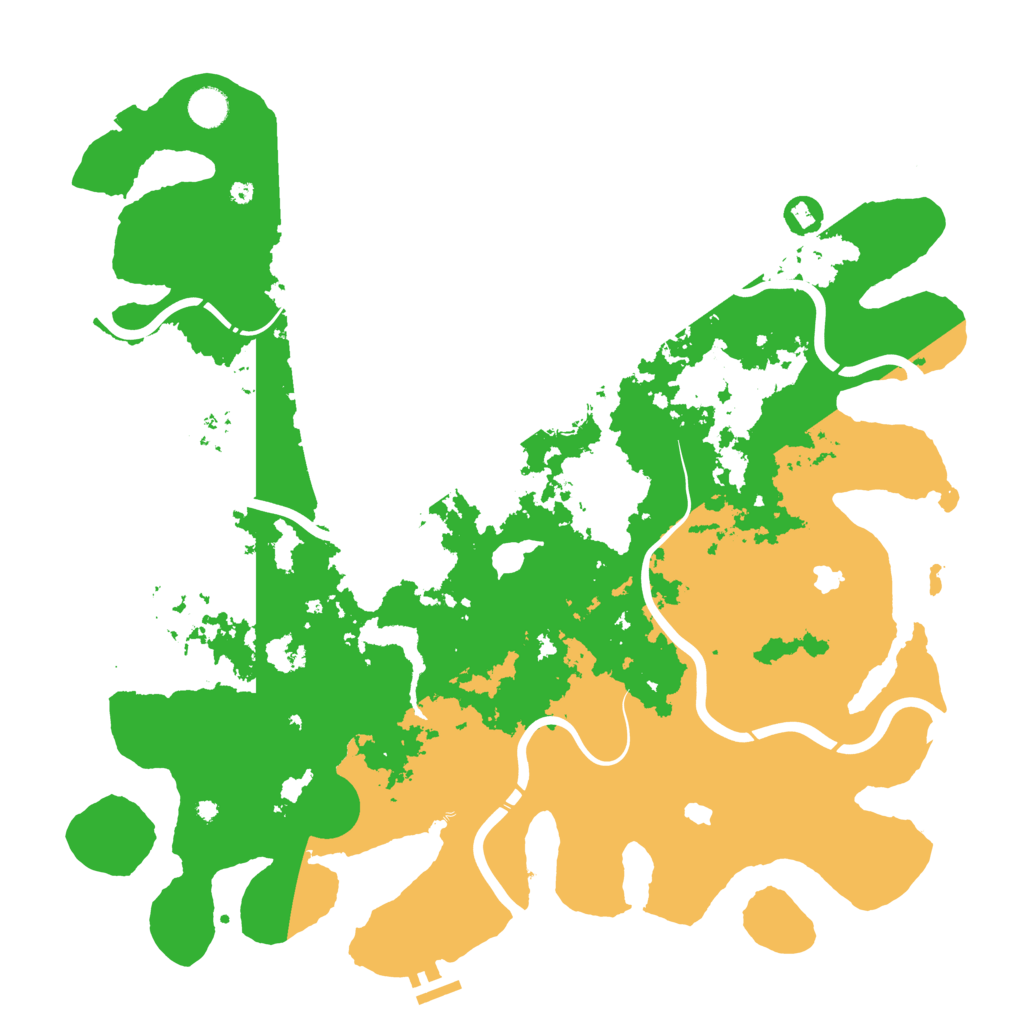 Biome Rust Map: Procedural Map, Size: 4500, Seed: 1817477620