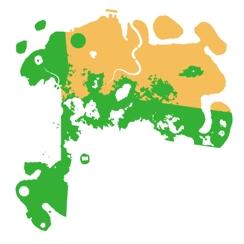 Biome Rust Map: Procedural Map, Size: 4250, Seed: 137681