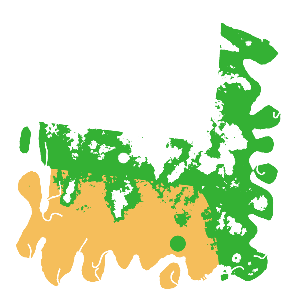 Biome Rust Map: Procedural Map, Size: 5000, Seed: 1611895067