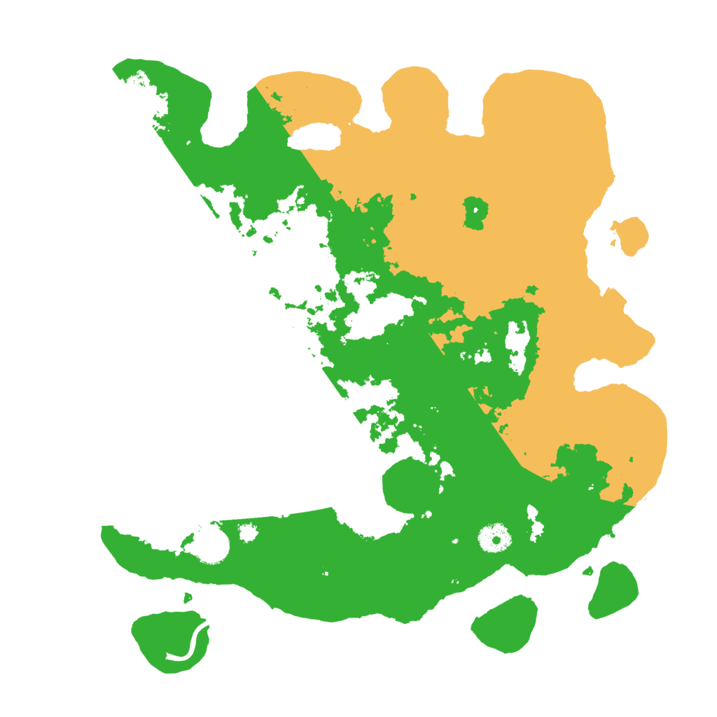Biome Rust Map: Procedural Map, Size: 3500, Seed: 1987442886