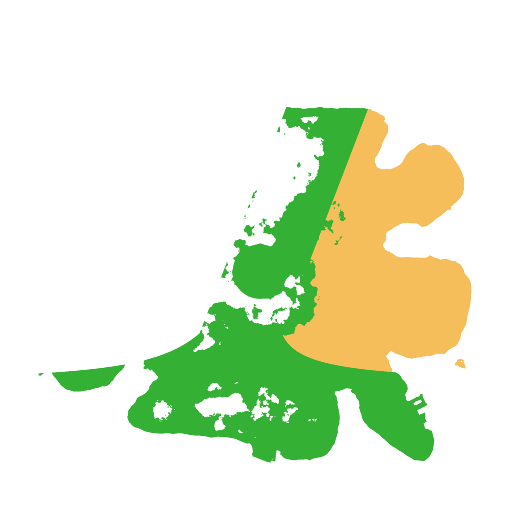 Biome Rust Map: Procedural Map, Size: 2500, Seed: 5043812