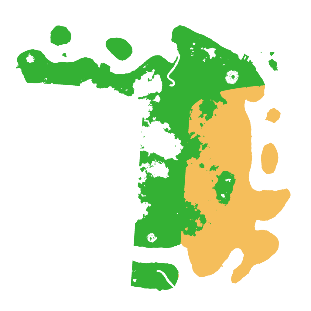 Biome Rust Map: Procedural Map, Size: 3500, Seed: 2087186403