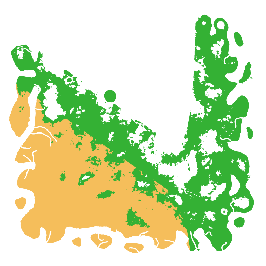 Biome Rust Map: Procedural Map, Size: 6000, Seed: 650739915