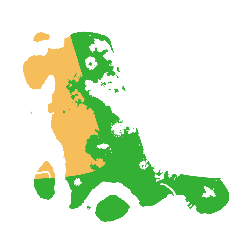Biome Rust Map: Procedural Map, Size: 3000, Seed: 50355