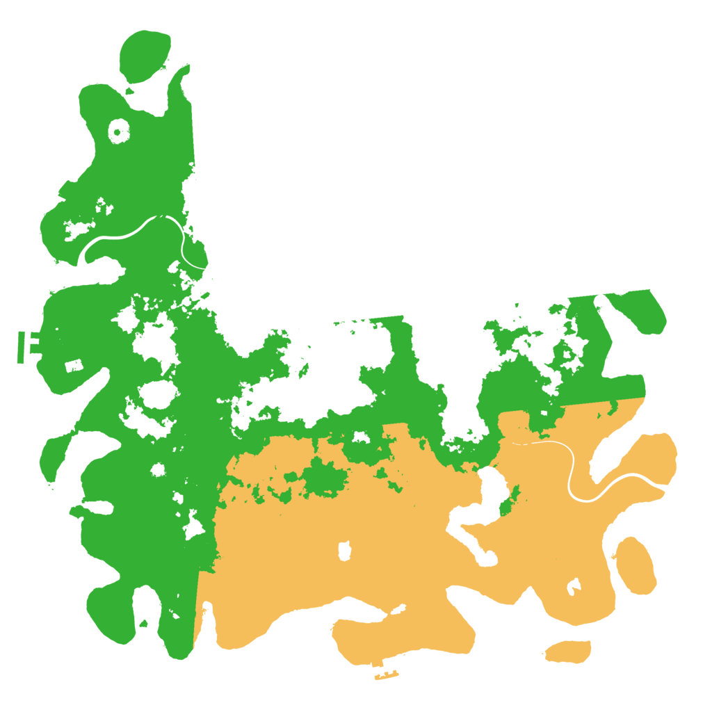 Biome Rust Map: Procedural Map, Size: 4500, Seed: 1344003289