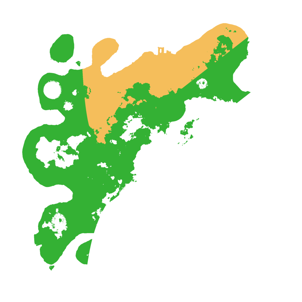 Biome Rust Map: Procedural Map, Size: 3000, Seed: 1391205601