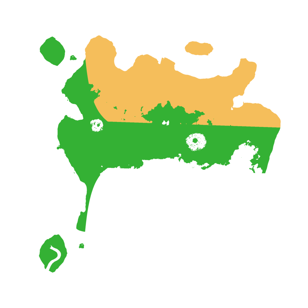 Biome Rust Map: Procedural Map, Size: 2500, Seed: 1910346812