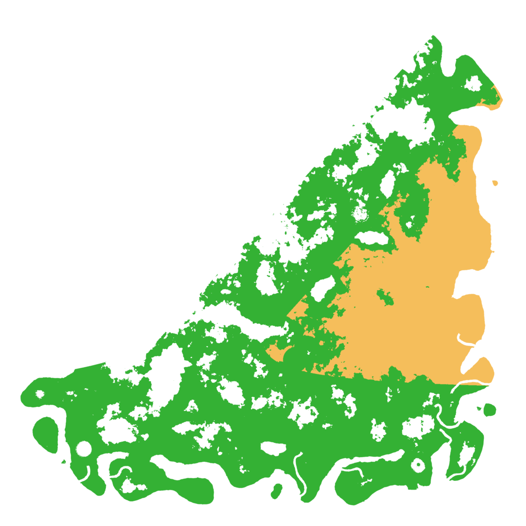 Biome Rust Map: Procedural Map, Size: 6000, Seed: 1476779108