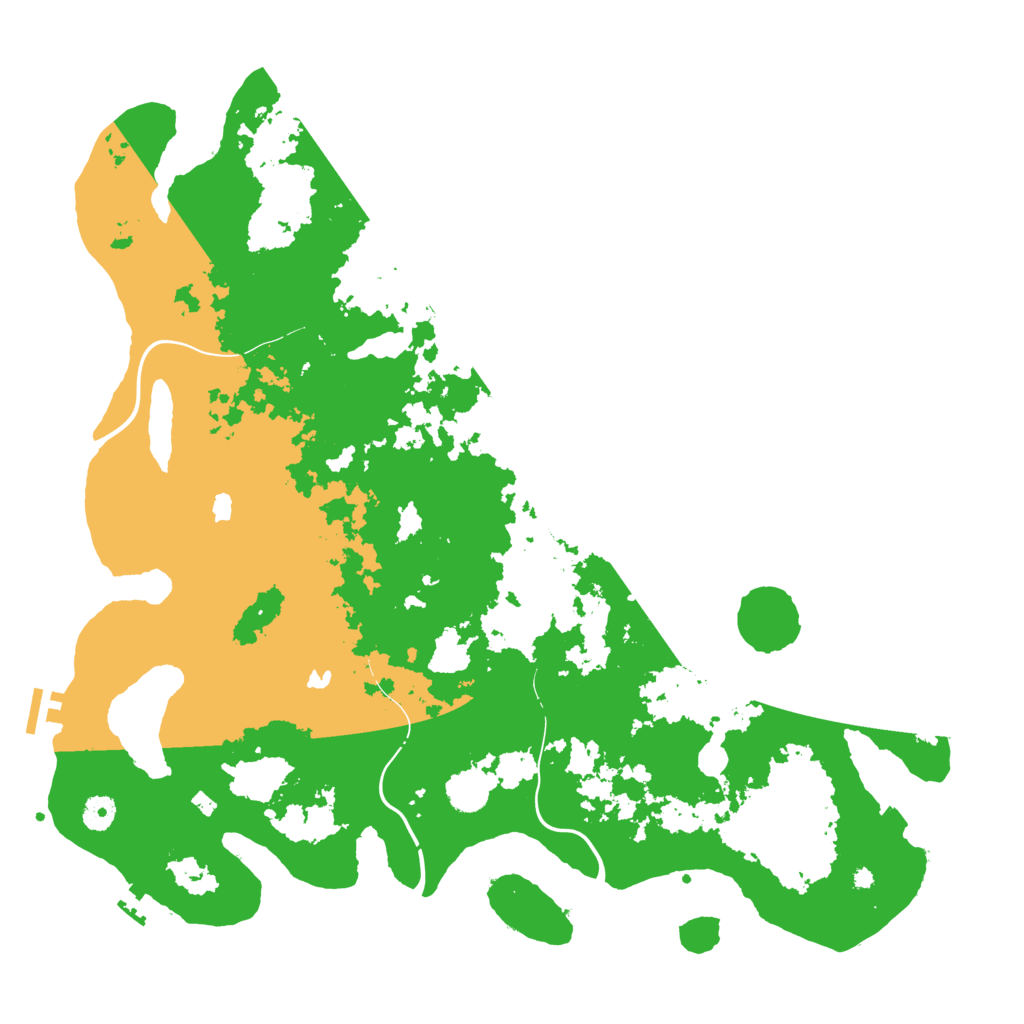 Biome Rust Map: Procedural Map, Size: 4500, Seed: 398235594