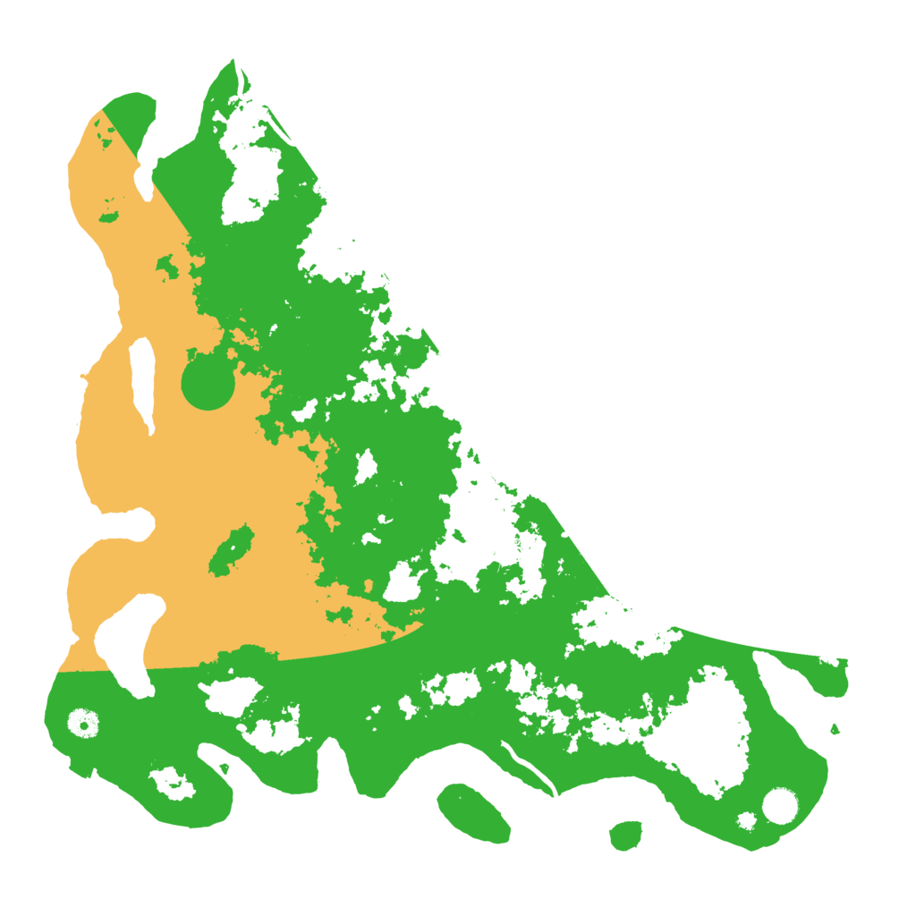 Biome Rust Map: Procedural Map, Size: 4500, Seed: 398235594